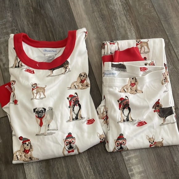 The Company Store; youth pajama set; dog theme size 14 - Picture 1 of 8